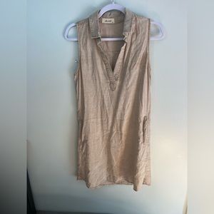 Bella Dahl khaki colored dress